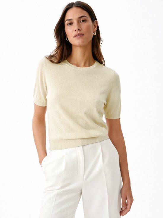 Banana Republic Sweaters - Banana Republic Short Sleeve Merino Wool Sweater